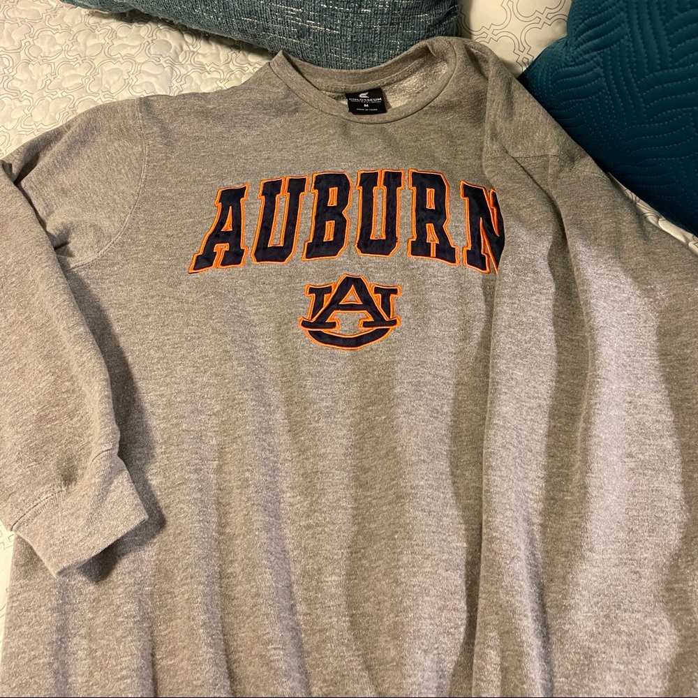 Auburn College Apparel Grey Crew Neck